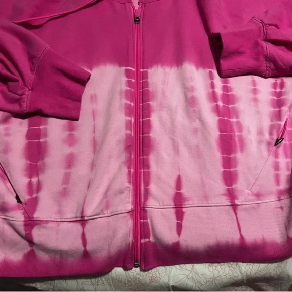 NWT women’s pink zip up hoodie XXL - Picture 3 of 6